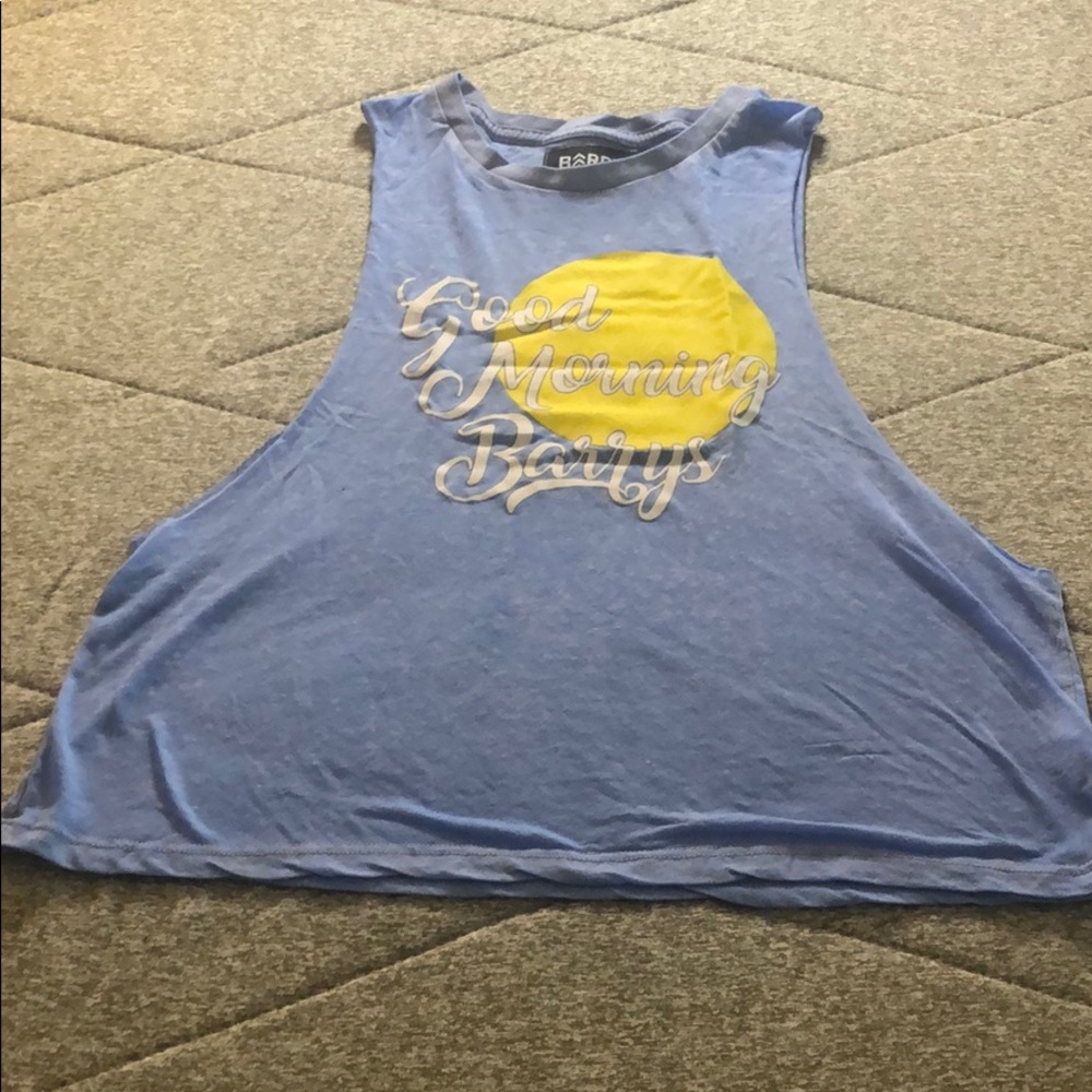 Good morning Barry’s muscle tank